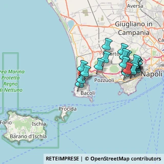 Mappa Via Ottaviano Augusto, 80070 Bacoli NA, Italia (8.133)