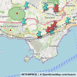 Mappa Via Bagnoli, 80125 Napoli NA, Italia (2.57786)