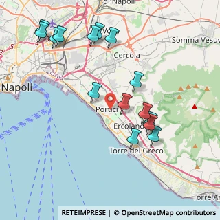Mappa Piazzale Vanvitelli, 80055 Portici NA, Italia (4.71533)