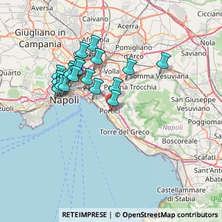 Mappa Piazzale Vanvitelli, 80055 Portici NA, Italia (7.5615)