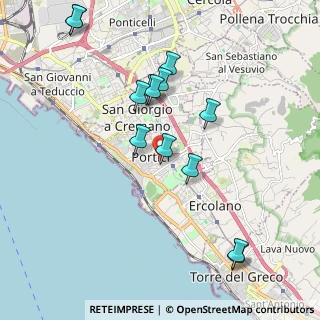 Mappa Piazzale Vanvitelli, 80055 Portici NA, Italia (2.20462)