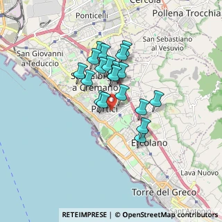 Mappa Piazzale Vanvitelli, 80055 Portici NA, Italia (1.408)