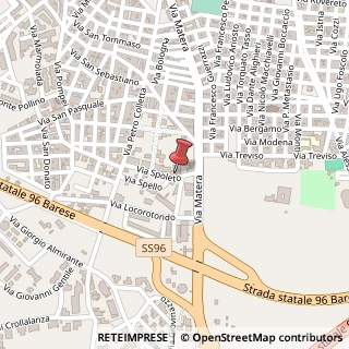 Mappa Via Spoleto, 18, 70022 Altamura, Bari (Puglia)