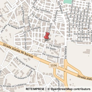 Mappa Via Pietro Colletta, 182, 70022 Altamura, Bari (Puglia)
