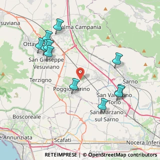 Mappa Via Cimitero, 80040 Poggiomarino NA, Italia (4.75182)
