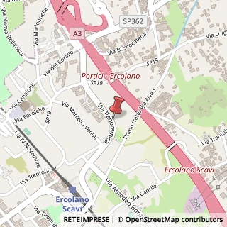 Mappa Via Panoramica, 133, 80056 Ercolano, Napoli (Campania)