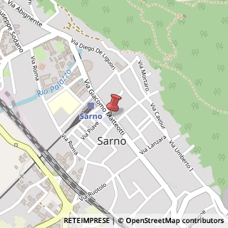 Mappa Via Francesco Crispi, 78, 84087 Sarno, Salerno (Campania)