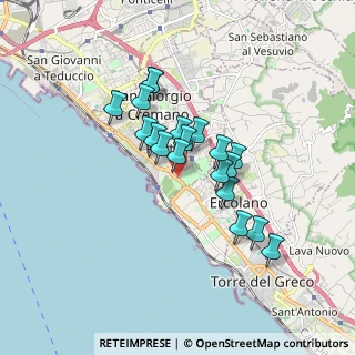 Mappa Via Università, 80055 Portici NA, Italia (1.44579)