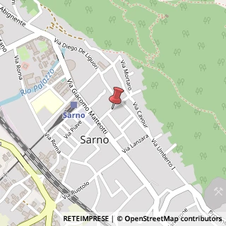 Mappa Via Tortora, 118, 84087 Sarno, Salerno (Campania)