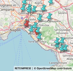 Mappa Via Trentola II, 80056 Ercolano NA, Italia (9.064)