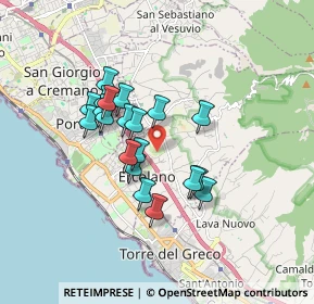 Mappa Via Trentola II, 80056 Ercolano NA, Italia (1.4715)