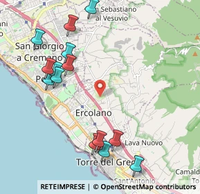 Mappa Via Trentola II, 80056 Ercolano NA, Italia (2.63267)