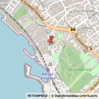 Mappa Via Emanuele Gianturco, 25, 80055 Portici, Napoli (Campania)