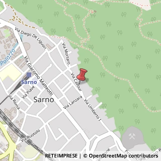 Mappa Via Cavour Camillo Benso, 31, 84087 Sarno, Salerno (Campania)