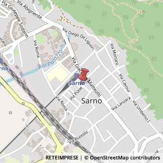 Mappa Piazza Marconi Guglielmo, 35, 84087 Sarno, Salerno (Campania)