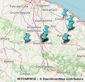 Mappa Via Valerio Tango, 70023 Gioia del Colle BA, Italia (12.933)