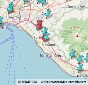 Mappa Vicoletto Ortora, 80056 Ercolano NA, Italia (6.4835)