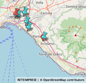 Mappa Vicoletto Ortora, 80056 Ercolano NA, Italia (5.14455)