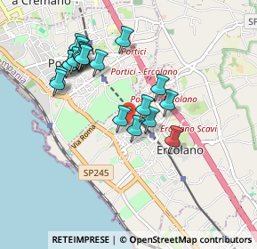 Mappa Vicoletto Ortora, 80056 Ercolano NA, Italia (0.944)