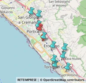 Mappa Vicoletto Ortora, 80056 Ercolano NA, Italia (2.02455)