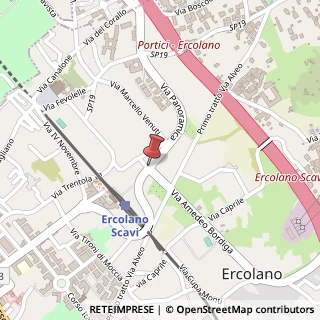 Mappa Via Panoramica, 162/164, 80056 Ercolano, Napoli (Campania)
