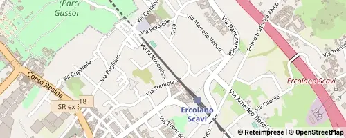 Mappa Ercolano