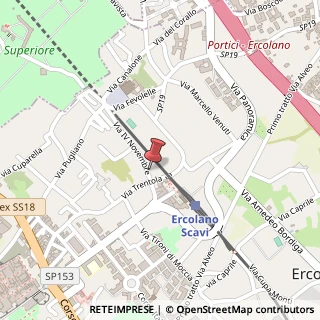 Mappa Via 4 Novembre, 145, 80056 Ercolano, Napoli (Campania)