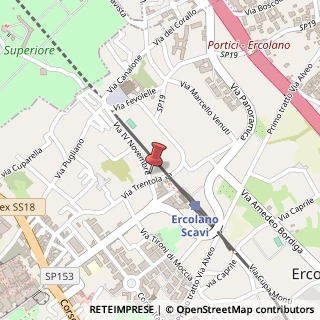 Mappa Via IV Novembre, 137, 80056 Ercolano, Napoli (Campania)