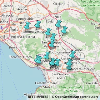 Mappa Piazza Troiano Caracciolo del Sole, 80040 Terzigno NA, Italia (6.96412)