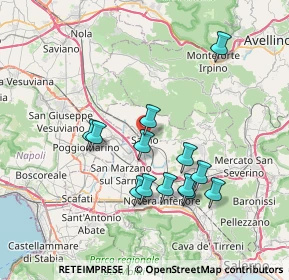 Mappa 84087 Sarno SA, Italia (7.25846)