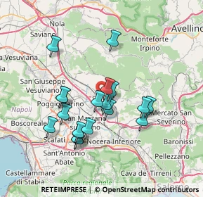 Mappa 84087 Sarno SA, Italia (6.85842)