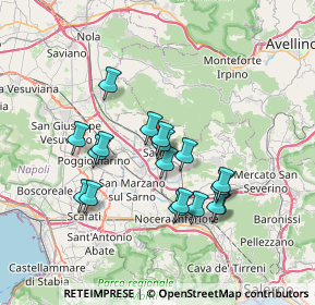 Mappa 84087 Sarno SA, Italia (6.68278)