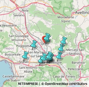 Mappa 84087 Sarno SA, Italia (6.50357)