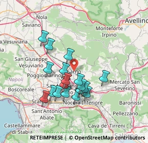 Mappa 84087 Sarno SA, Italia (6.51833)
