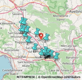 Mappa 84087 Sarno SA, Italia (7.2405)