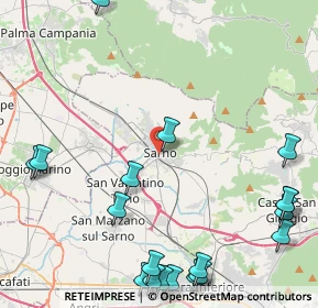 Mappa 84087 Sarno SA, Italia (6.6685)