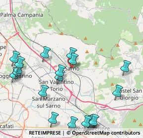 Mappa 84087 Sarno SA, Italia (5.6255)