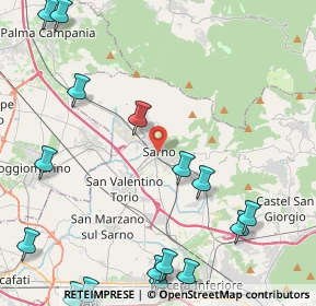 Mappa 84087 Sarno SA, Italia (6.62813)