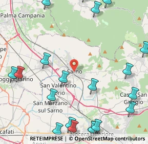 Mappa 84087 Sarno SA, Italia (6.5615)