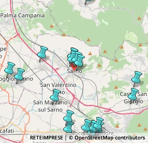 Mappa 84087 Sarno SA, Italia (5.4035)