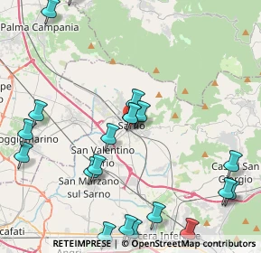 Mappa 84087 Sarno SA, Italia (5.6245)