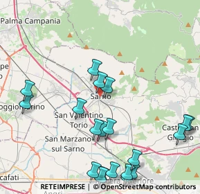 Mappa 84087 Sarno SA, Italia (5.6045)