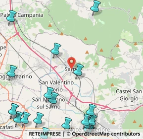 Mappa 84087 Sarno SA, Italia (7.1085)