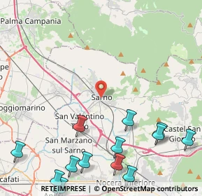Mappa 84087 Sarno SA, Italia (6.89571)