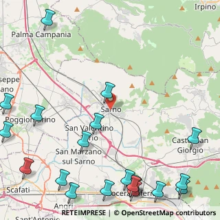 Mappa 84087 Sarno SA, Italia (7.3795)
