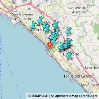 Mappa Piazza S. Pasquale, 80055 Portici NA, Italia (1.3935)