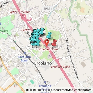 Mappa A3 Napoli - Reggio Calabria, 80056 Ercolano NA, Italia (0.34115)