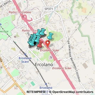 Mappa A3 Napoli - Reggio Calabria, 80056 Ercolano NA, Italia (0.35769)