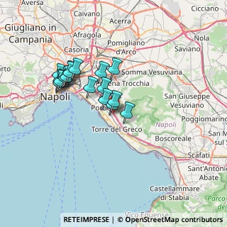 Mappa A3 Napoli - Reggio Calabria, 80056 Ercolano NA, Italia (6.45588)
