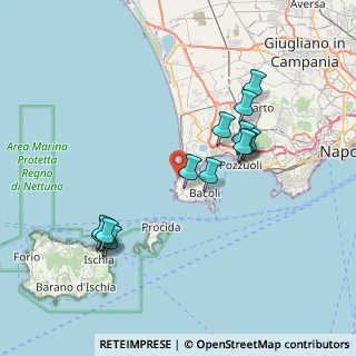Mappa SP Monte di Procida, 80070 Bacoli NA, Italia (7.99286)